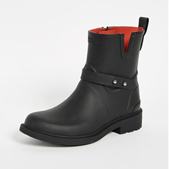 Rag & Bone Moto Rain Boots - Picture 1 of 9
